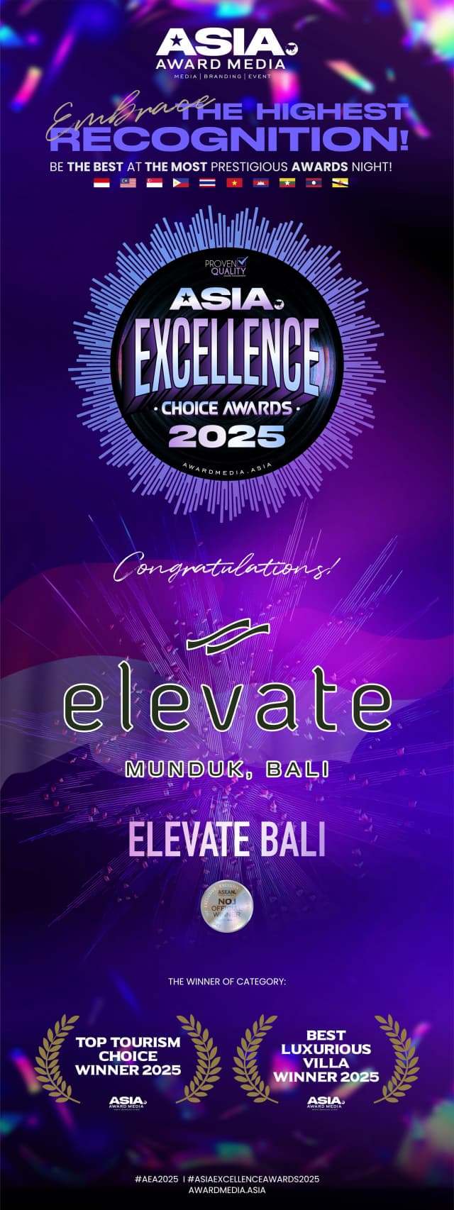 X BANNER 60 X 160 CM - ELEVATE BALI